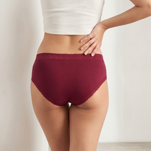 Cotton-Rich Low-Rise Bikini Panty For Women