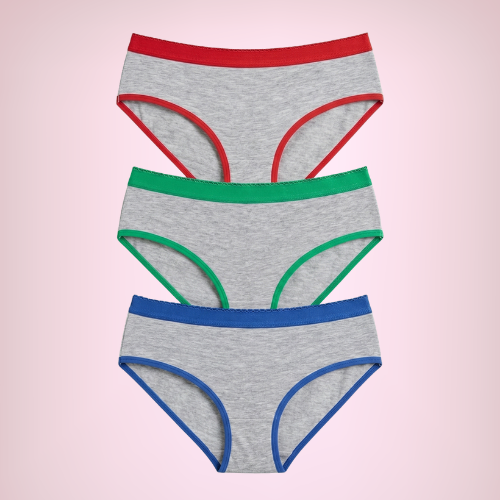 Cotton-Rich Low-Waist Hipster Panty for Women (Pack of 3)