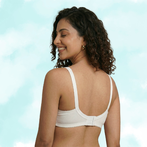 Cotton-Rich Non-Padded Full Coverage Everyday Bra for Women