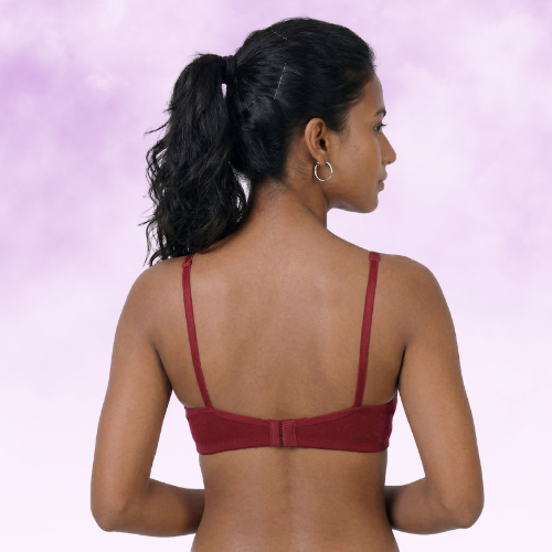 Cotton-Rich Non-Padded Full Coverage Everyday Bra for Women
