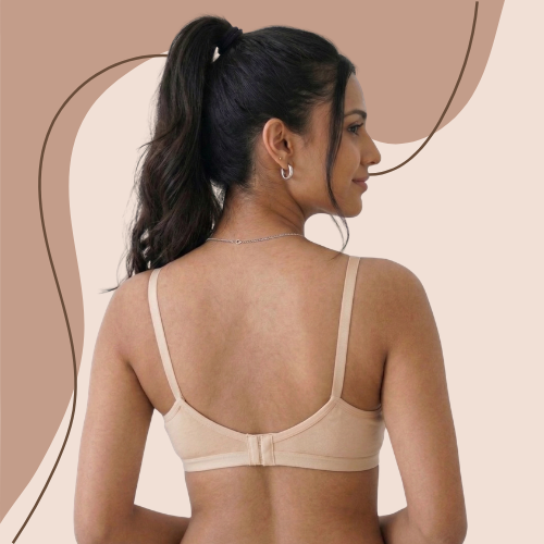 Cotton-Rich Non-Padded Full Coverage Everyday Bra for Women