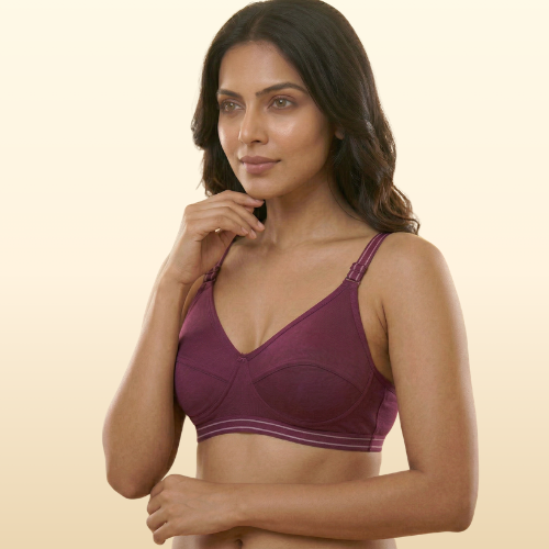 Cotton-Rich Non-Padded Full Coverage Everyday Bra for Women