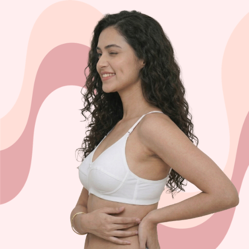 Cotton-Rich Non-Padded Full Coverage Everyday Bra for Women
