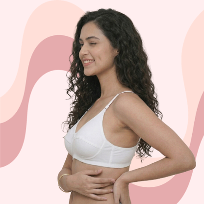 Cotton-Rich Non-Padded Full Coverage Everyday Bra for Women