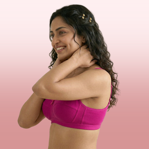 Cotton-Rich Non-Padded Full Coverage Everyday Bra for Women
