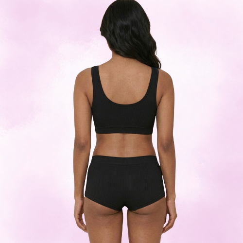 Cotton-Rich Full Coverage Everyday Lingerie Set For Women