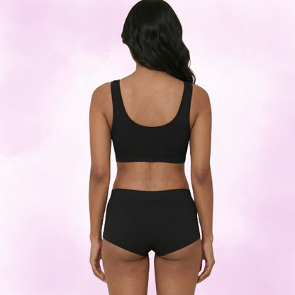 Cotton-Rich Full Coverage Everyday Lingerie Set For Women