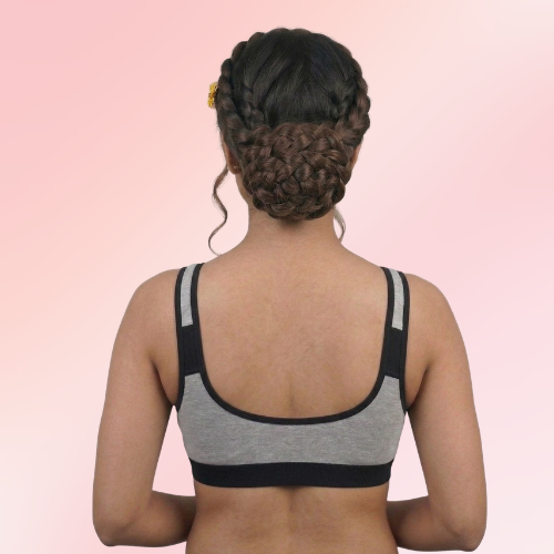 Cotton-Rich Full Coverage Sports Bra For Women