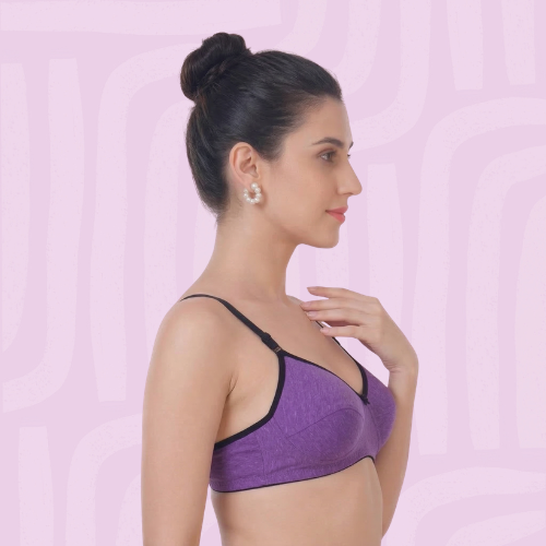 Cotton-Rich Lightly Padded Bra For Women