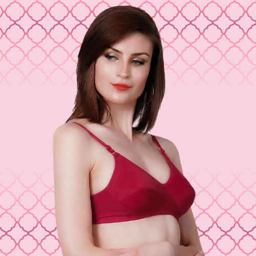 Cotton-Rich Lightly Padded Bra For Women