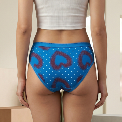 Cotton-Rich Mid-Waist Hipster Panty For Women