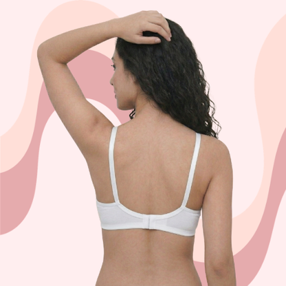 Cotton-Rich Non-Padded Full Coverage Everyday Bra for Women