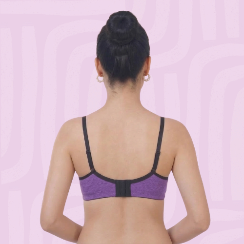 Cotton-Rich Lightly Padded Bra For Women