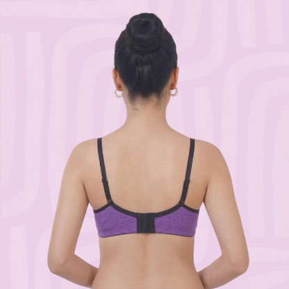 Cotton-Rich Lightly Padded Bra For Women