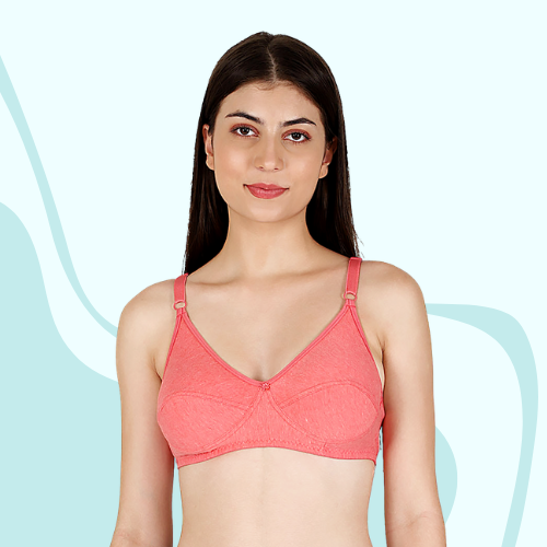Cotton-Rich Non-Padded Full Coverage Everyday Bra for Women