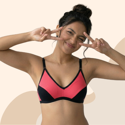 Cotton-Rich Non-Padded Full Coverage Everyday Bra for Women