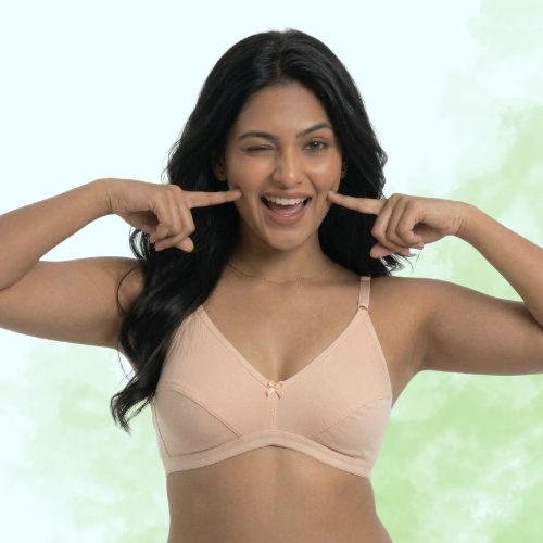 Cotton-Rich Non-Padded Full Coverage Everyday Bra for Women