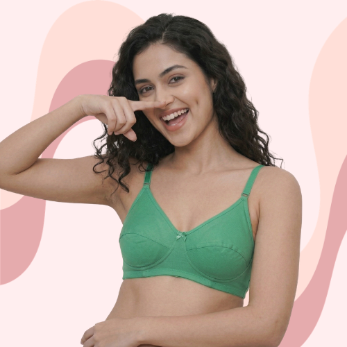 Cotton-Rich Non-Padded Full Coverage Everyday Bra for Women