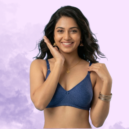 Cotton Rich Full Coverage Premium T-Shirt Bra For Women