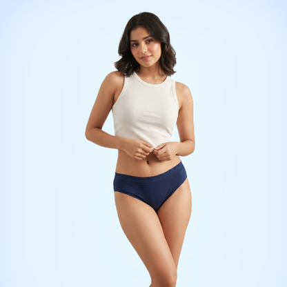 Cotton-Rich Low-Rise Bikini Panty For Women (Pack of 3)