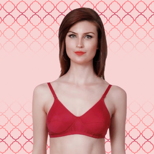 Cotton-Rich Lightly Padded Bra For Women