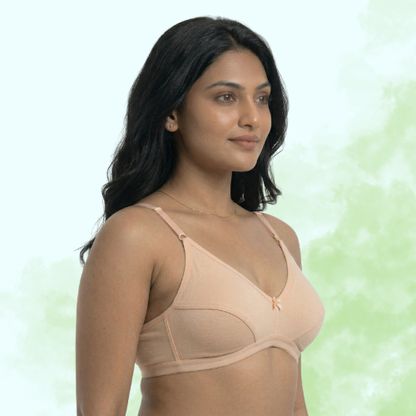 Cotton-Rich Non-Padded Full Coverage Everyday Bra for Women