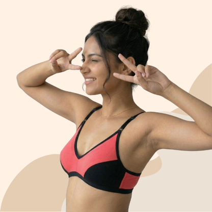Cotton-Rich Non-Padded Full Coverage Everyday Bra for Women