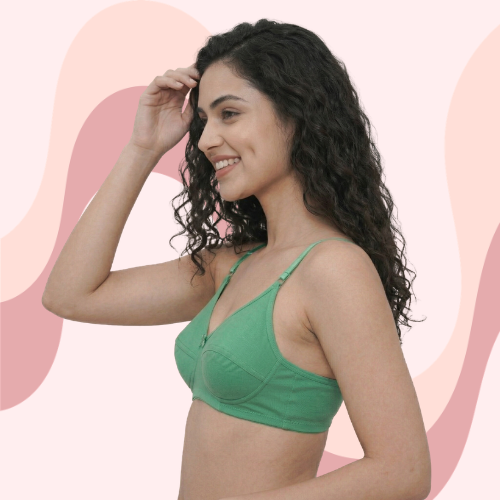 Cotton-Rich Non-Padded Full Coverage Everyday Bra for Women