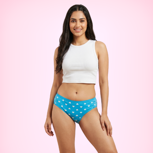 Cotton-Rich Low-Rise Printed Everyday Brief For Women (Pack of 3)