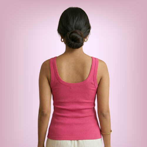 Cotton-Rich Full Coverage Stretchable Vest For Women