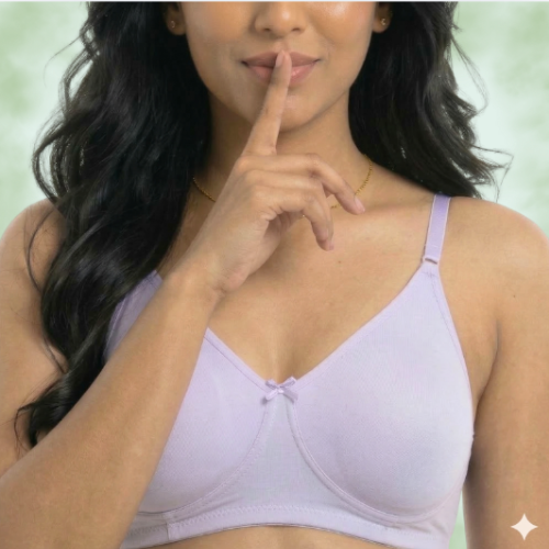 Premium Lycra Solid Full Coverage T-Shirt Bra for Women
