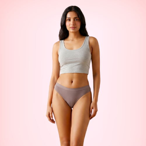 Lycra-Rich Mid-Rise Seamless Thong Panty For Women (Pack of 3)