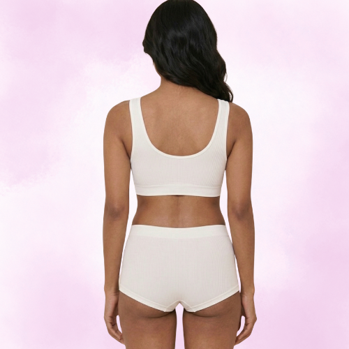 Cotton-Rich Full Coverage Everyday Lingerie Set For Women