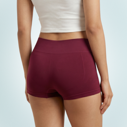 Cotton-Rich Mid-Waist Boyshort For Women