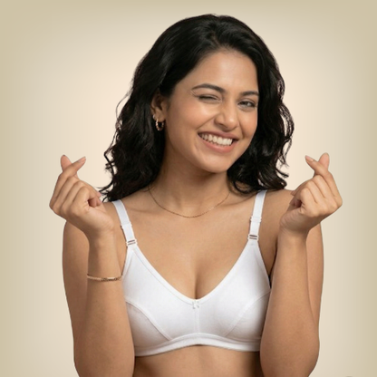 Cotton-Rich Non-Padded Full Coverage Everyday Bra for Women