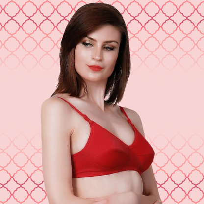 Cotton-Rich Lightly Padded Bra For Women