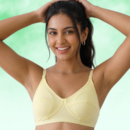 Cotton-Rich Non-Padded Full Coverage Everyday Bra for Women