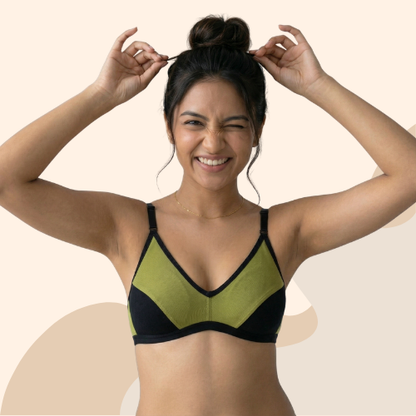 Cotton-Rich Non-Padded Full Coverage Everyday Bra for Women