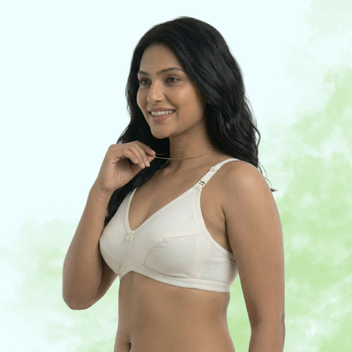 Cotton-Rich Non-Padded Full Coverage Everyday Bra for Women