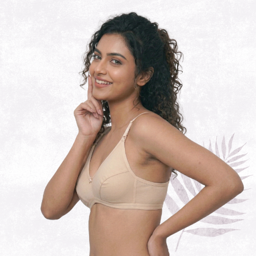 Cotton-Rich Non-Padded Full Coverage Everyday Bra for Women