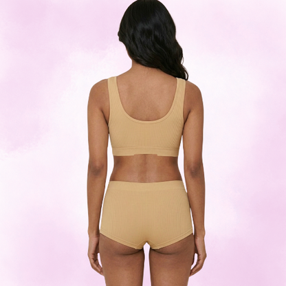 Cotton-Rich Full Coverage Everyday Lingerie Set For Women