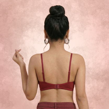Cotton Rich Non-Padded Full Coverage Everyday Bra for Women