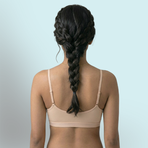 Cotton-Rich Full Coverage Solid Sports Bra For Women