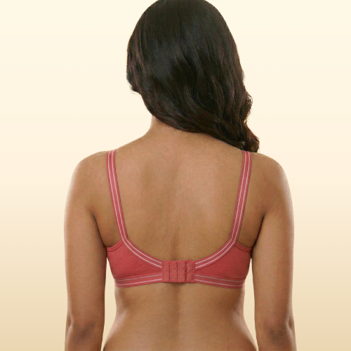 Cotton-Rich Non-Padded Full Coverage Everyday Bra for Women