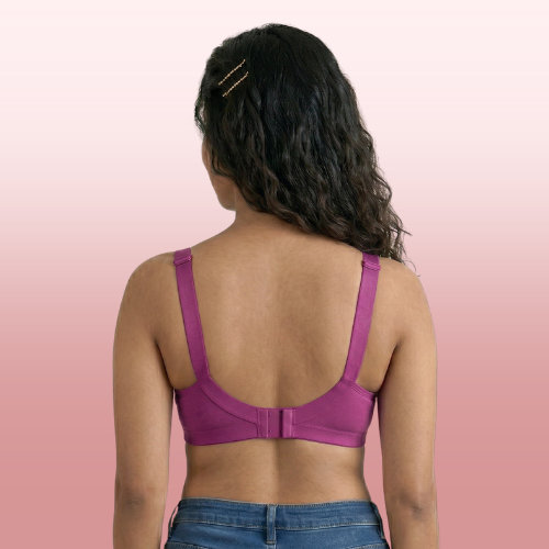 Cotton-Rich Non-Padded Full Coverage Everyday Bra for Women