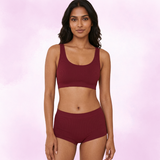 Cotton-Rich Full Coverage Everyday Lingerie Set For Women