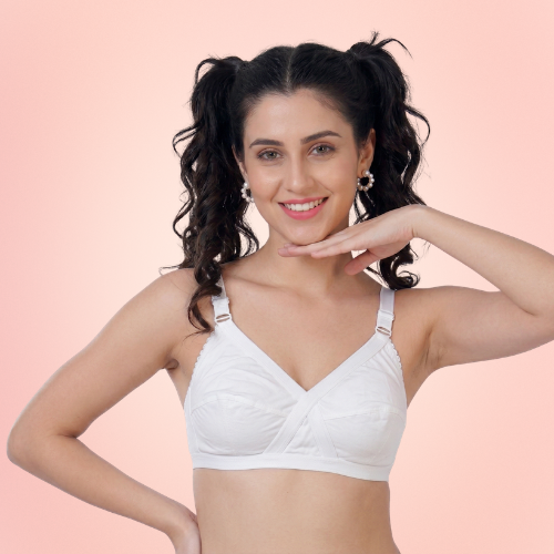 Cotton-Rich Non-Padded Full Coverage Everyday Bra for Women