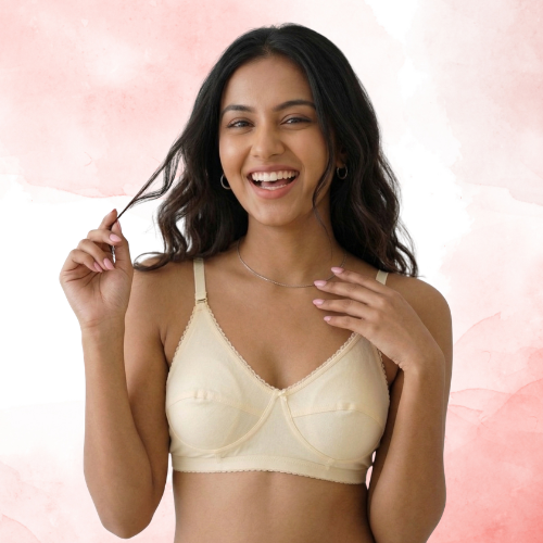 Cotton-Rich Non-Padded Full Coverage Everyday Bra for Women