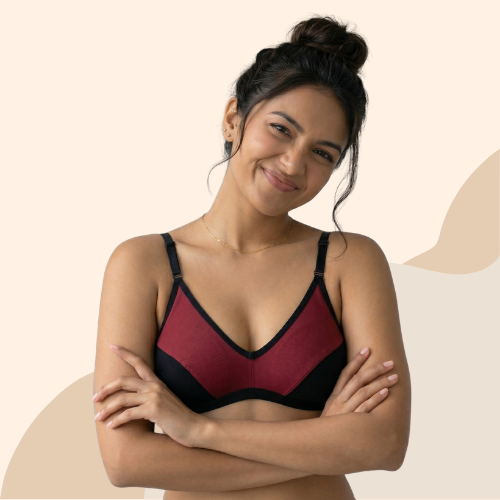 Cotton-Rich Non-Padded Full Coverage Everyday Bra for Women
