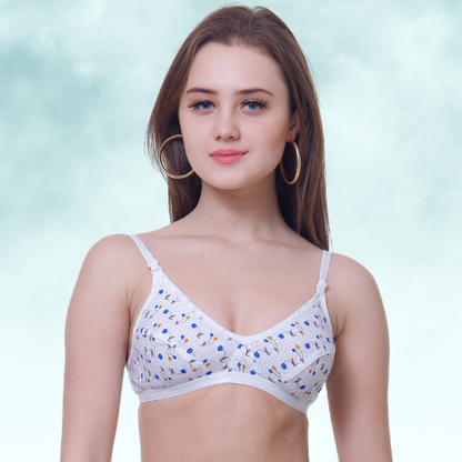 Cotton-Rich Non-Padded Full Coverage Everyday Bra for Women